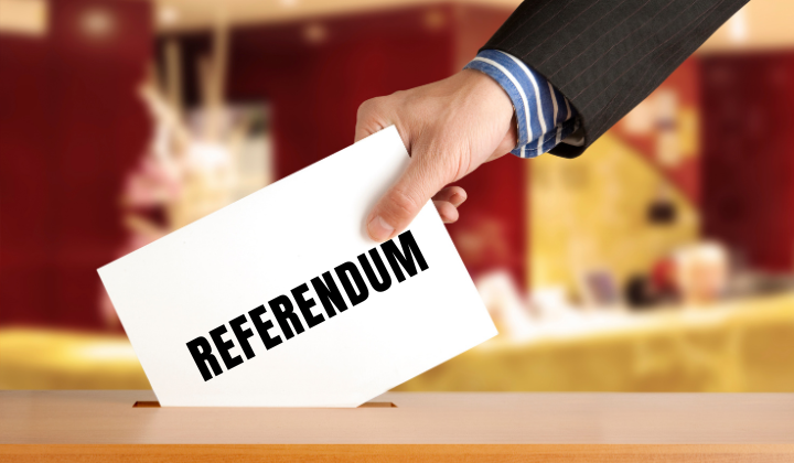 REFERENDUM - Informácia  o podmienkach práva hlasovať v referende 