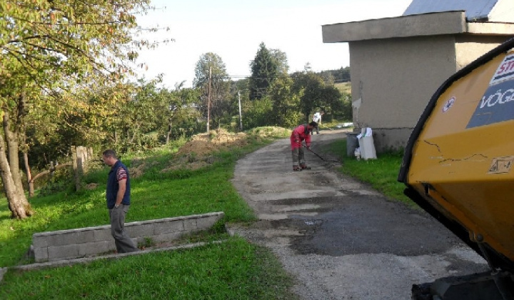 Rekonštrukcia cesty z Rešova do Lukavice 2010