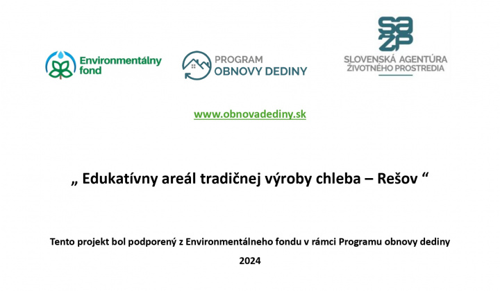 Fotka - Edukatívny areál tradičnej výroby chleba