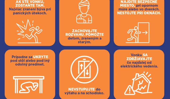 Fotka - Informačný leták Zemetrasenie