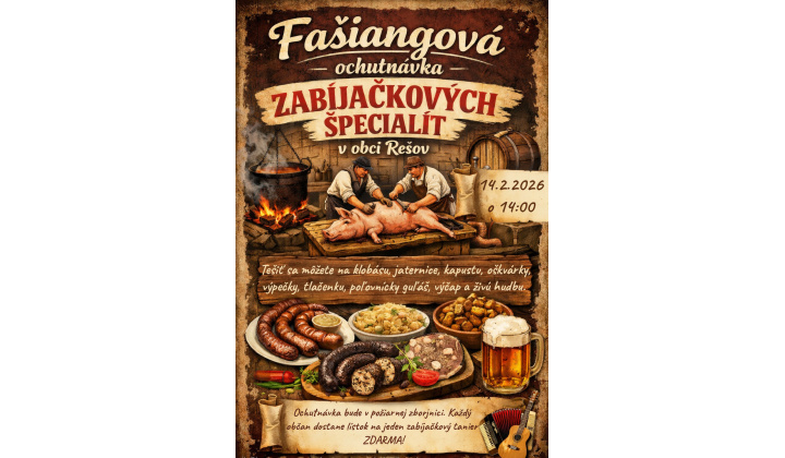 Fašiangová ochutnávka zabíjačkových špecialít